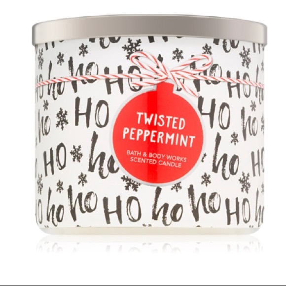Brand New Twisted Peppermint 3-Wick Candle